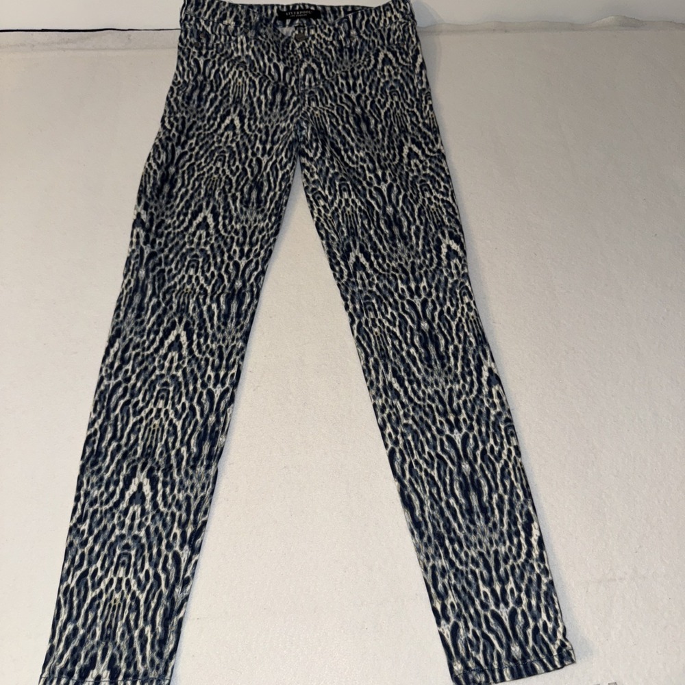 Liverpool Los Angeles Leopard Pattern, Straight/Skinny Pants Size 6